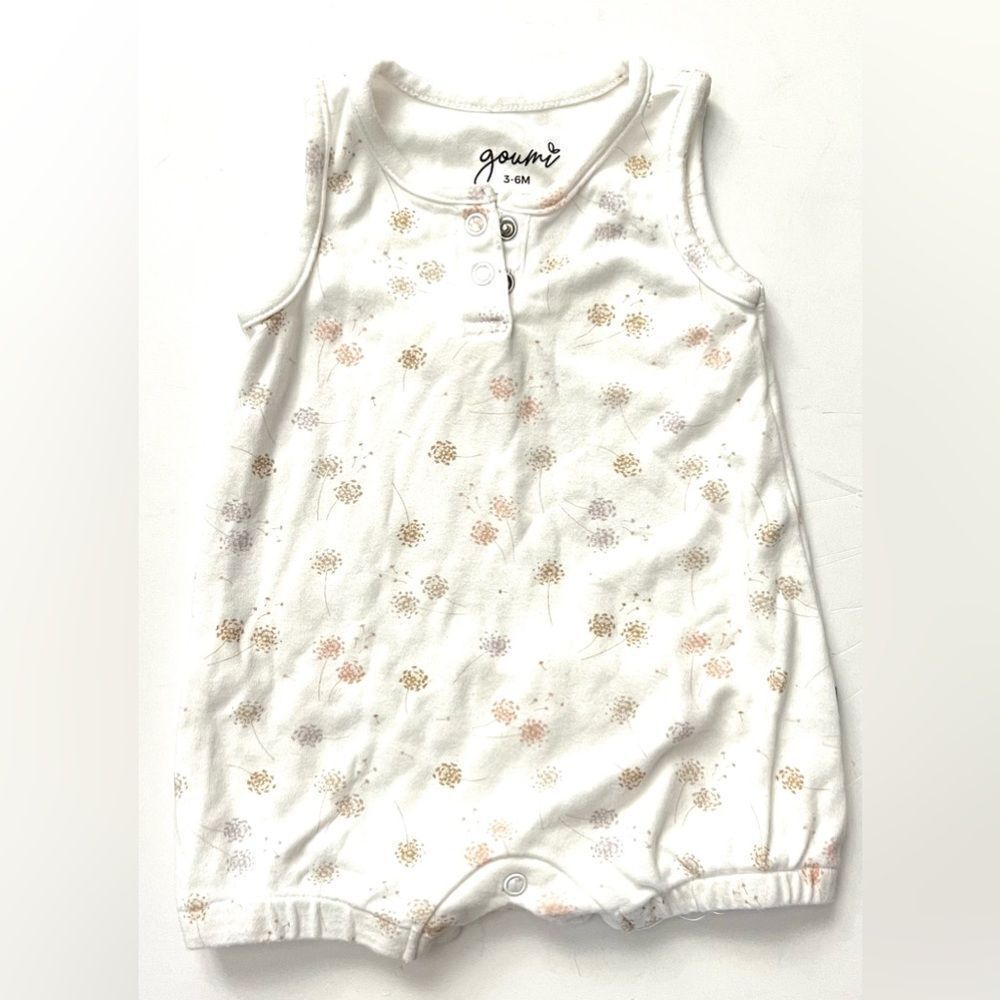 Goumi Dandelion Sleeveless Romper